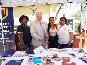 On the participation of the Russian Embassy in the International Educational Week at the Namibia University of Science and Technology, September 13, 2018