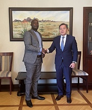 On the meeting of H.E. Mr. Dmitry Lobach, Ambassador of the Russian Federation to the Republic of Namibia, with Hon. Cde. Ephraim Nekongo, the Chairman of the SWAPO Youth League